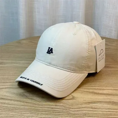 "Spring Thin Embroidery Baseball Cap | Unisex Casual & Trendy Cap"